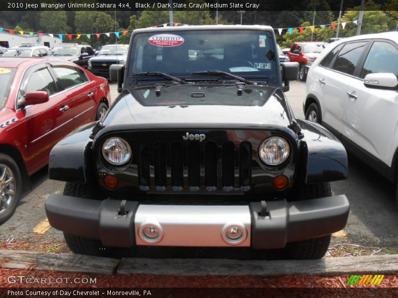 Black / Dark Slate Gray/Medium Slate Gray 2010 Jeep Wrangler Unlimited Sahara 4x4