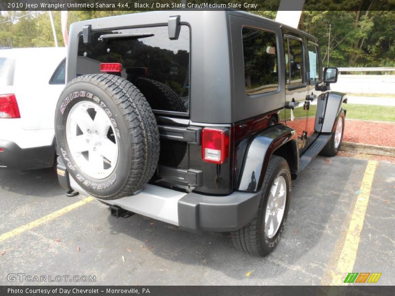 Black / Dark Slate Gray/Medium Slate Gray 2010 Jeep Wrangler Unlimited Sahara 4x4