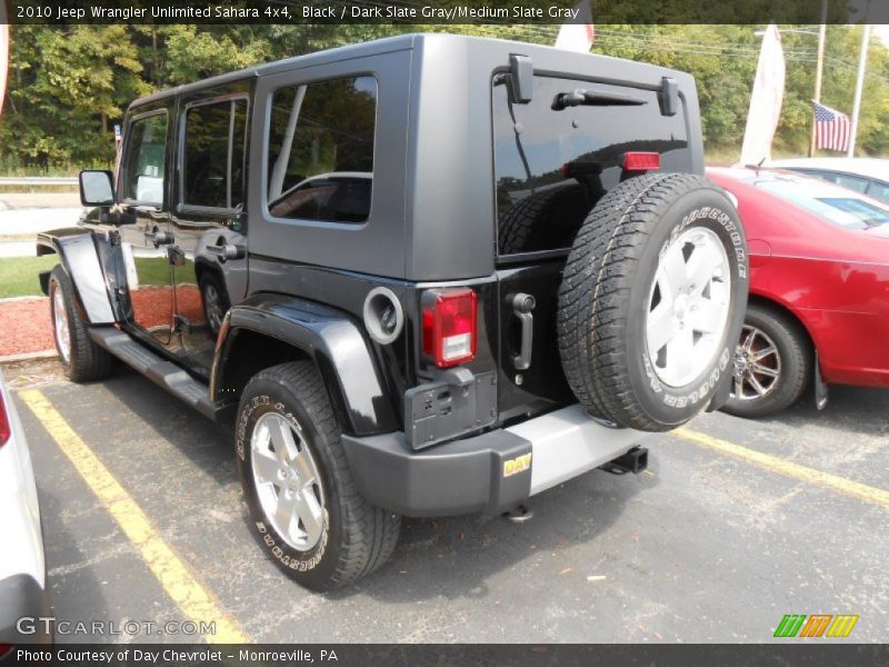 Black / Dark Slate Gray/Medium Slate Gray 2010 Jeep Wrangler Unlimited Sahara 4x4