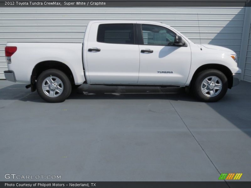 Super White / Graphite 2012 Toyota Tundra CrewMax