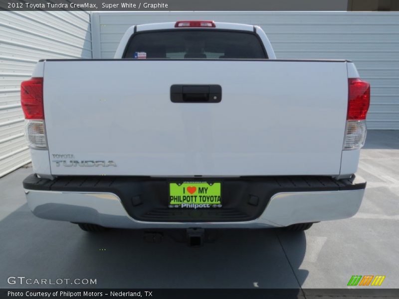 Super White / Graphite 2012 Toyota Tundra CrewMax