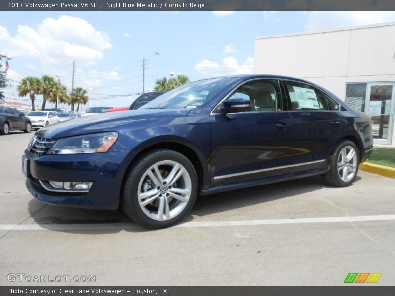 Night Blue Metallic / Cornsilk Beige 2013 Volkswagen Passat V6 SEL