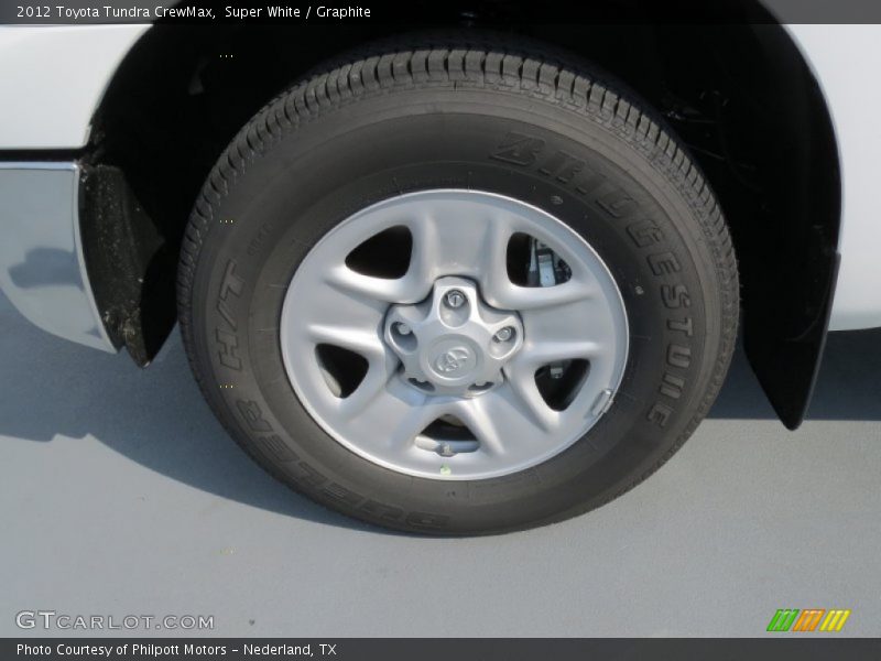 Super White / Graphite 2012 Toyota Tundra CrewMax