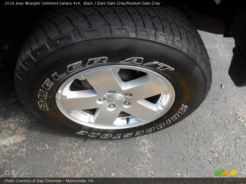 Black / Dark Slate Gray/Medium Slate Gray 2010 Jeep Wrangler Unlimited Sahara 4x4