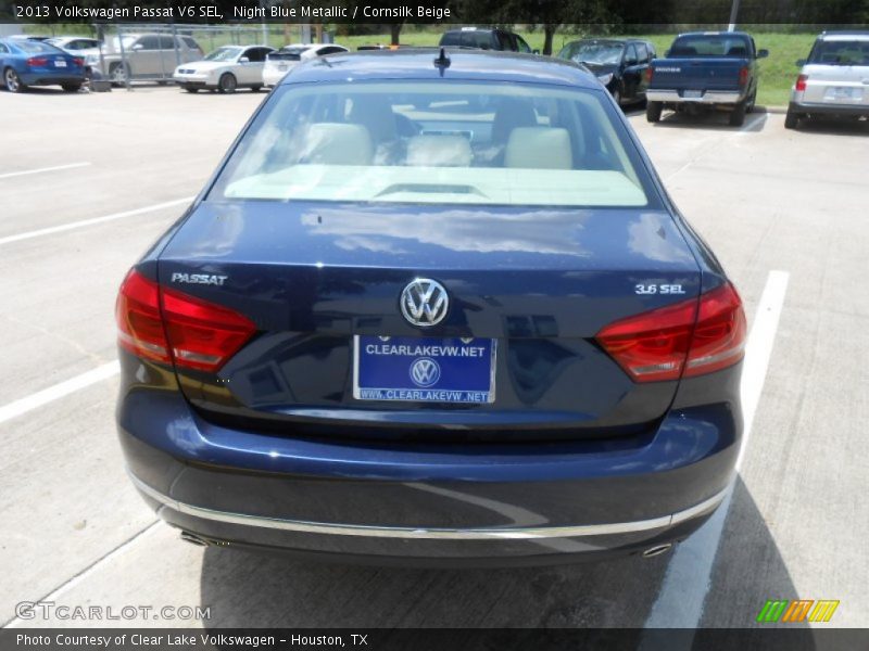 Night Blue Metallic / Cornsilk Beige 2013 Volkswagen Passat V6 SEL
