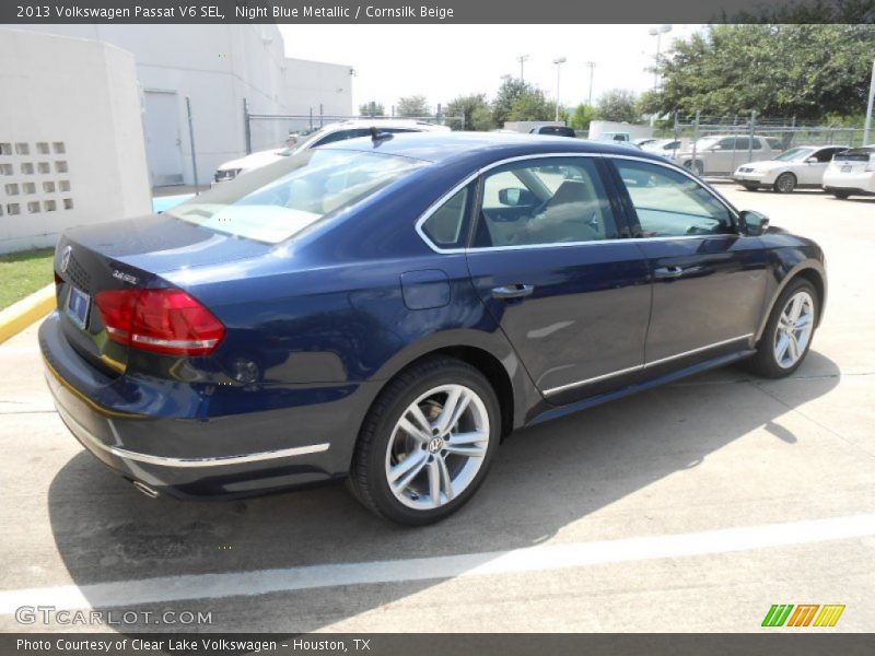 Night Blue Metallic / Cornsilk Beige 2013 Volkswagen Passat V6 SEL