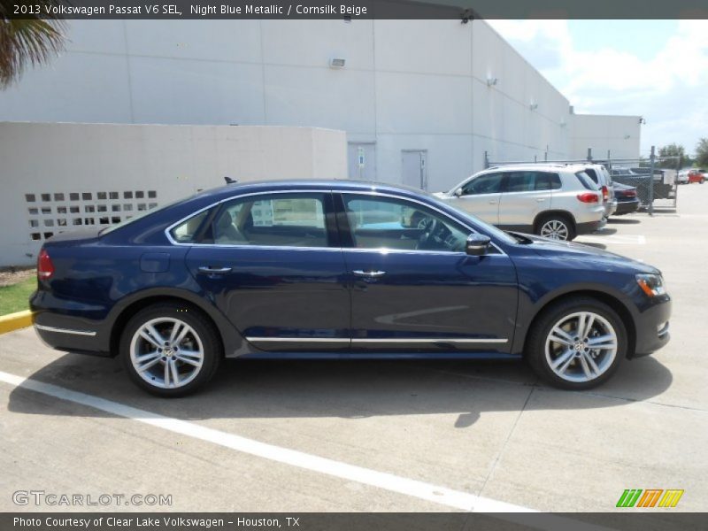 Night Blue Metallic / Cornsilk Beige 2013 Volkswagen Passat V6 SEL
