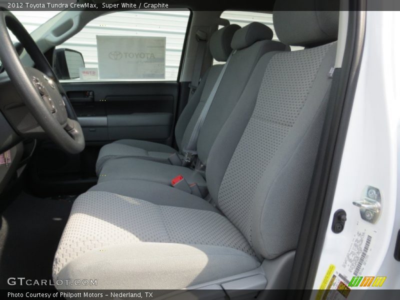 Super White / Graphite 2012 Toyota Tundra CrewMax