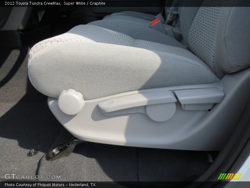 Super White / Graphite 2012 Toyota Tundra CrewMax