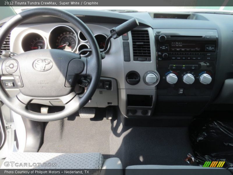 Super White / Graphite 2012 Toyota Tundra CrewMax