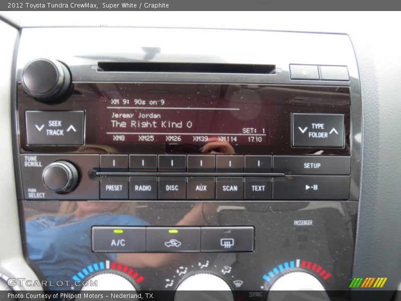 Super White / Graphite 2012 Toyota Tundra CrewMax