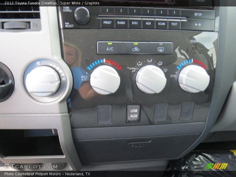 Super White / Graphite 2012 Toyota Tundra CrewMax