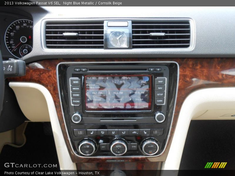 Night Blue Metallic / Cornsilk Beige 2013 Volkswagen Passat V6 SEL