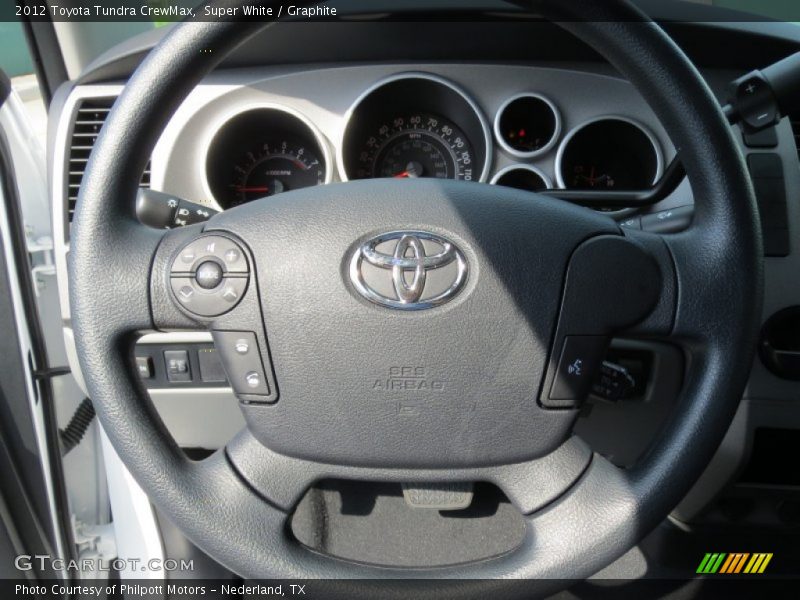 Super White / Graphite 2012 Toyota Tundra CrewMax
