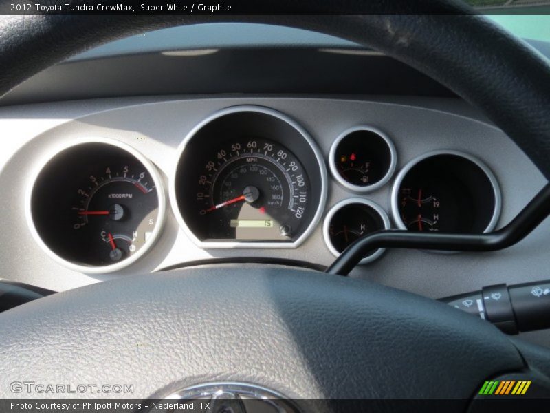 Super White / Graphite 2012 Toyota Tundra CrewMax