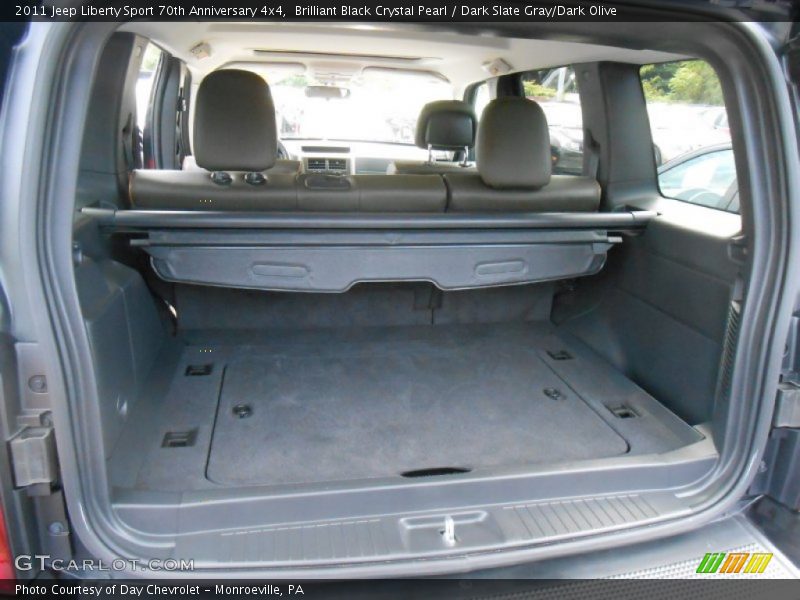 Brilliant Black Crystal Pearl / Dark Slate Gray/Dark Olive 2011 Jeep Liberty Sport 70th Anniversary 4x4