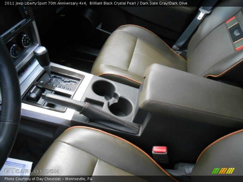 Brilliant Black Crystal Pearl / Dark Slate Gray/Dark Olive 2011 Jeep Liberty Sport 70th Anniversary 4x4