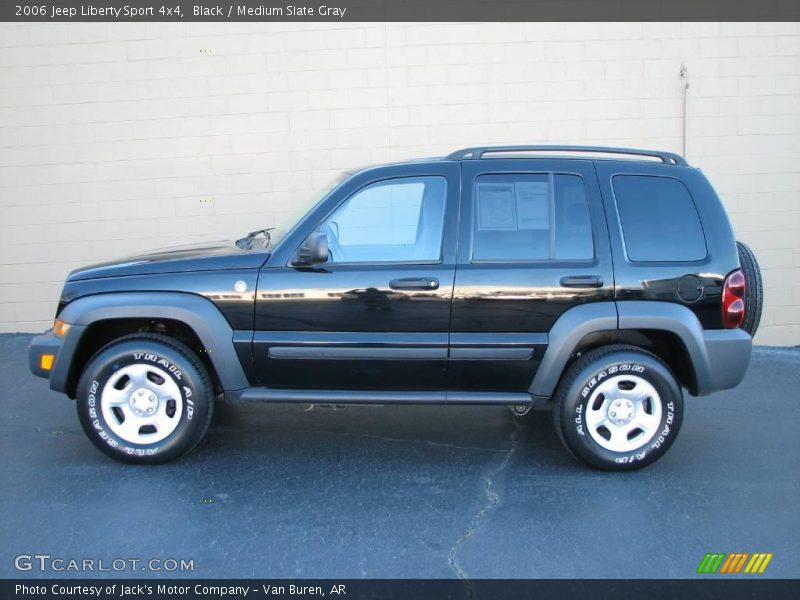 Black / Medium Slate Gray 2006 Jeep Liberty Sport 4x4
