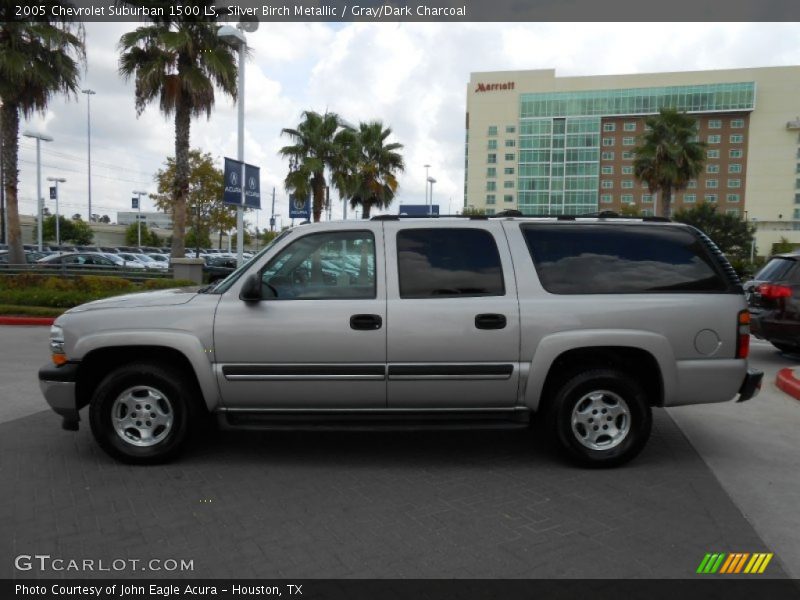 Silver Birch Metallic / Gray/Dark Charcoal 2005 Chevrolet Suburban 1500 LS