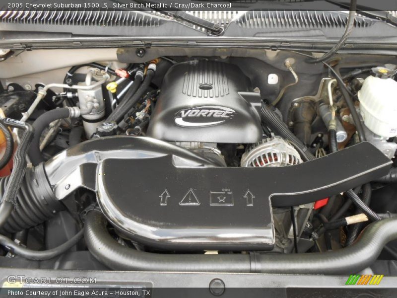 Silver Birch Metallic / Gray/Dark Charcoal 2005 Chevrolet Suburban 1500 LS