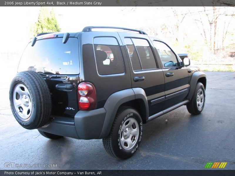 Black / Medium Slate Gray 2006 Jeep Liberty Sport 4x4