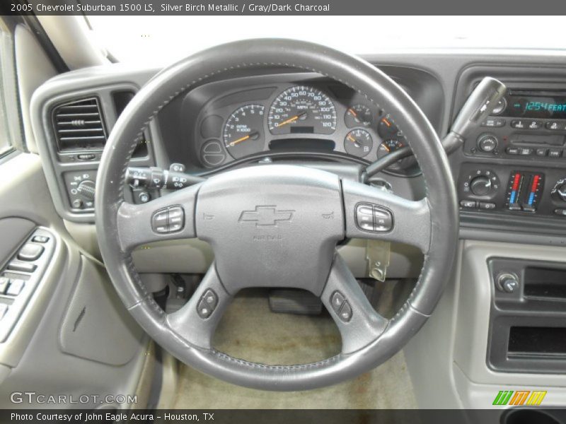 Silver Birch Metallic / Gray/Dark Charcoal 2005 Chevrolet Suburban 1500 LS