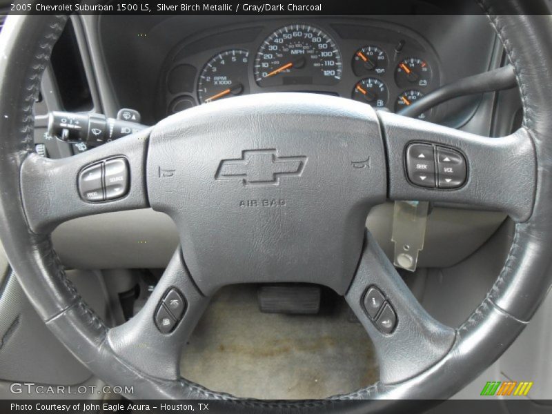 Silver Birch Metallic / Gray/Dark Charcoal 2005 Chevrolet Suburban 1500 LS