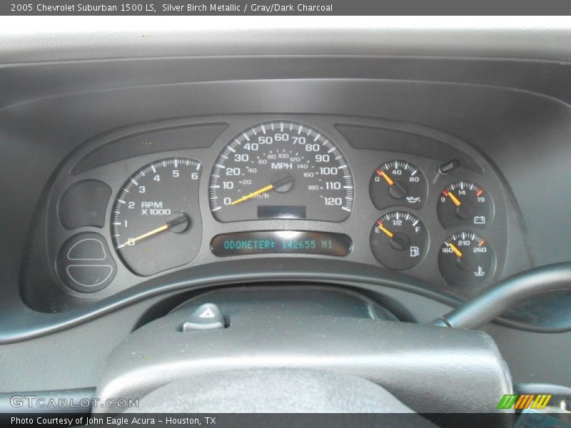 Silver Birch Metallic / Gray/Dark Charcoal 2005 Chevrolet Suburban 1500 LS