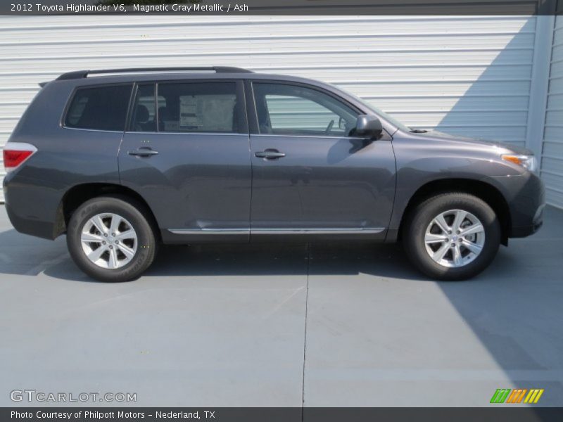 Magnetic Gray Metallic / Ash 2012 Toyota Highlander V6