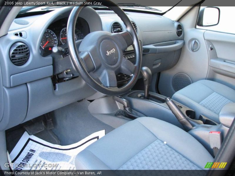 Black / Medium Slate Gray 2006 Jeep Liberty Sport 4x4