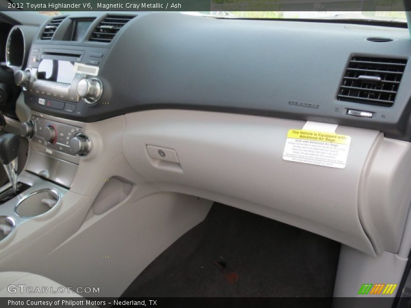 Magnetic Gray Metallic / Ash 2012 Toyota Highlander V6