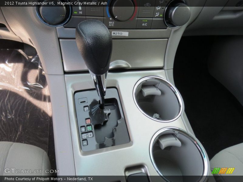 Magnetic Gray Metallic / Ash 2012 Toyota Highlander V6