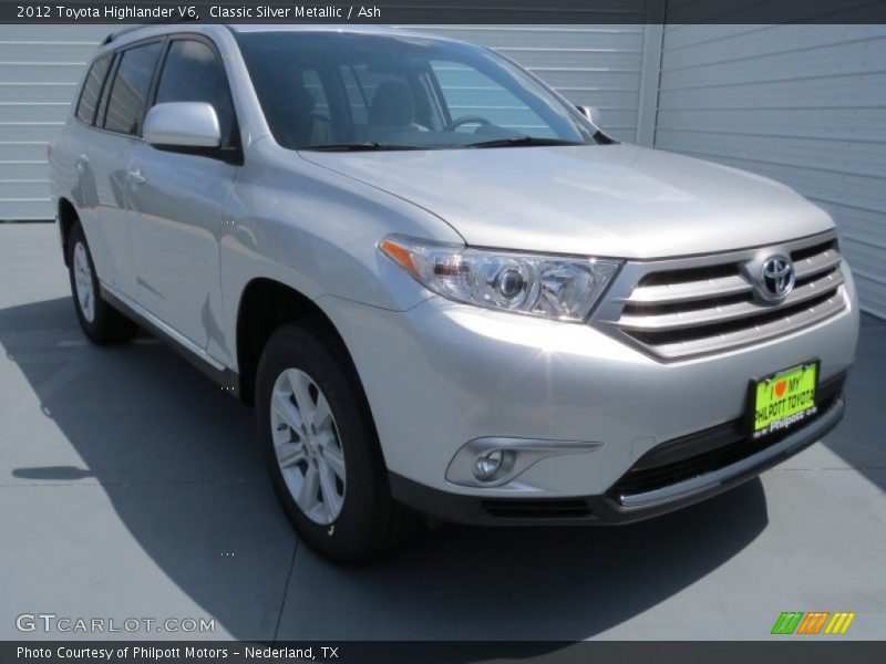 Classic Silver Metallic / Ash 2012 Toyota Highlander V6