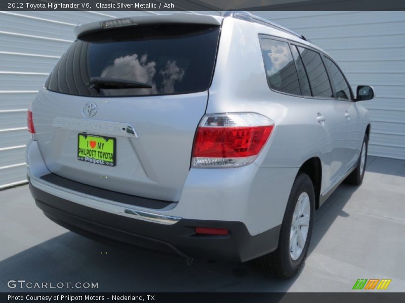 Classic Silver Metallic / Ash 2012 Toyota Highlander V6