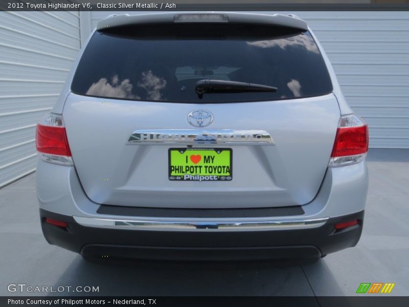 Classic Silver Metallic / Ash 2012 Toyota Highlander V6