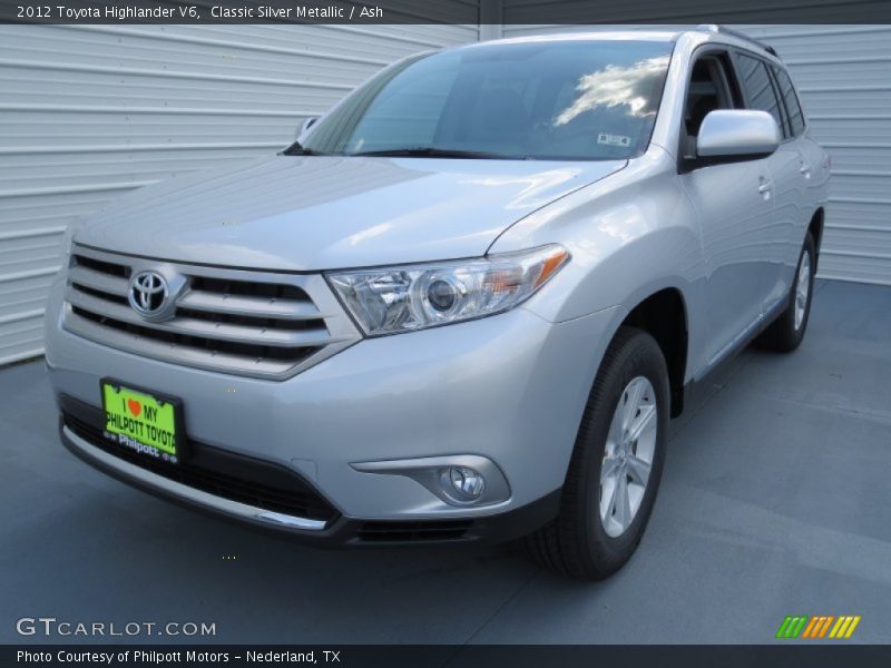 Classic Silver Metallic / Ash 2012 Toyota Highlander V6