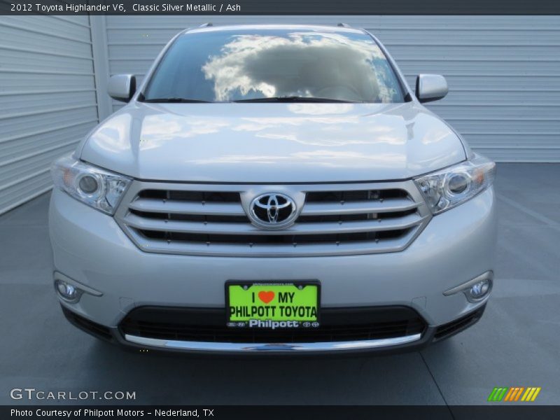 Classic Silver Metallic / Ash 2012 Toyota Highlander V6