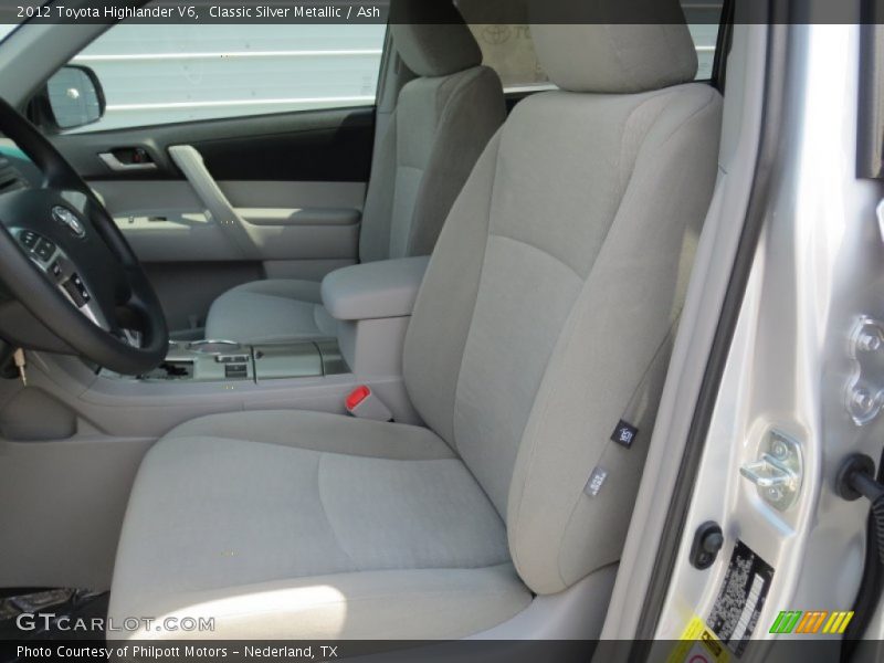 Classic Silver Metallic / Ash 2012 Toyota Highlander V6