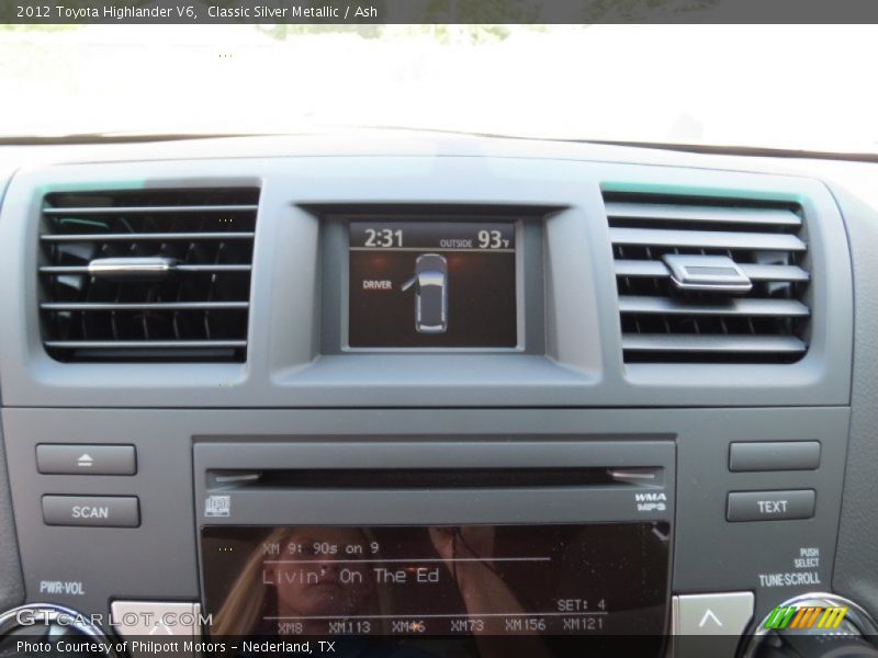 Classic Silver Metallic / Ash 2012 Toyota Highlander V6