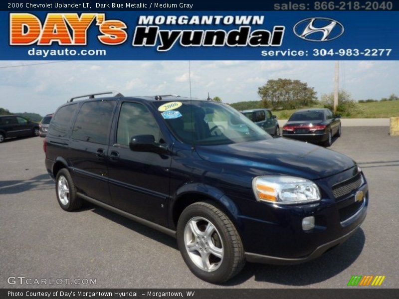 Dark Blue Metallic / Medium Gray 2006 Chevrolet Uplander LT