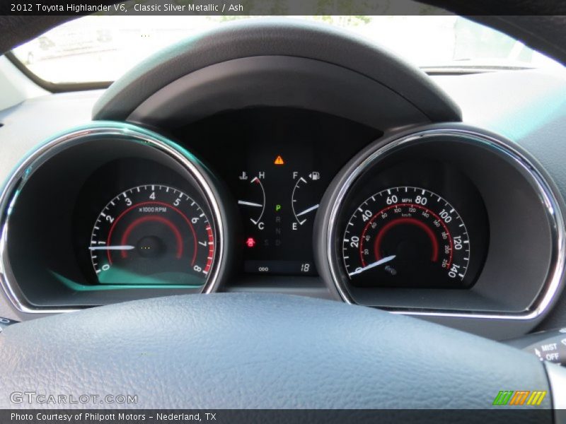 Classic Silver Metallic / Ash 2012 Toyota Highlander V6