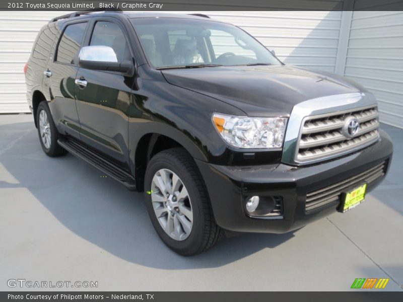 Black / Graphite Gray 2012 Toyota Sequoia Limited