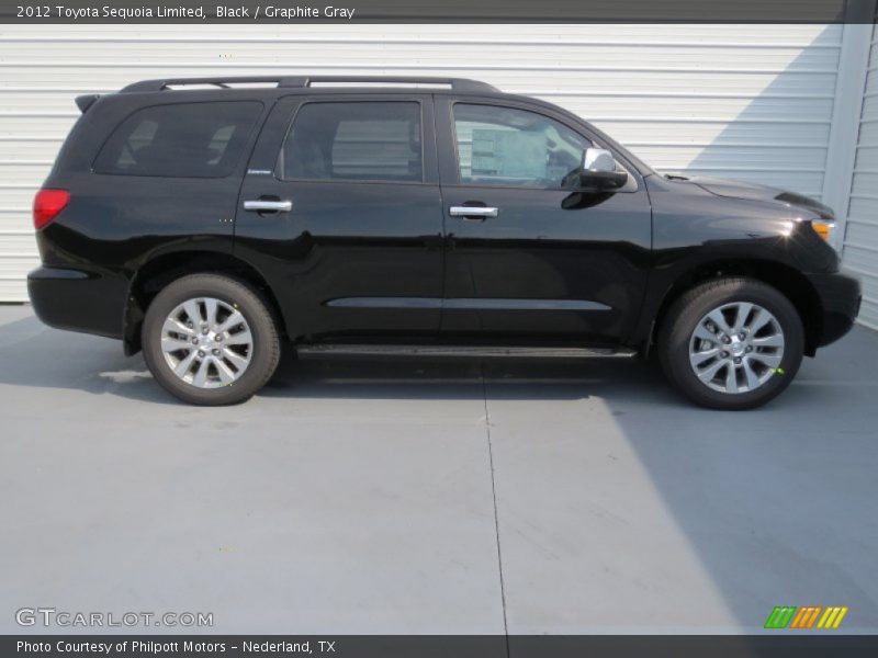 Black / Graphite Gray 2012 Toyota Sequoia Limited