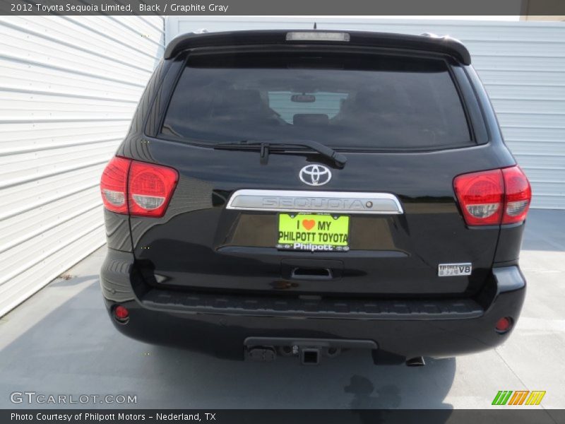 Black / Graphite Gray 2012 Toyota Sequoia Limited