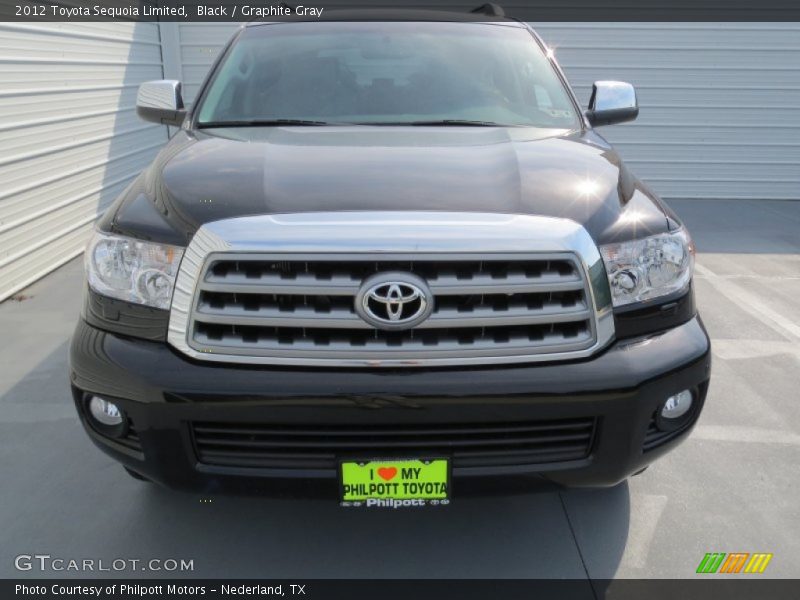 Black / Graphite Gray 2012 Toyota Sequoia Limited