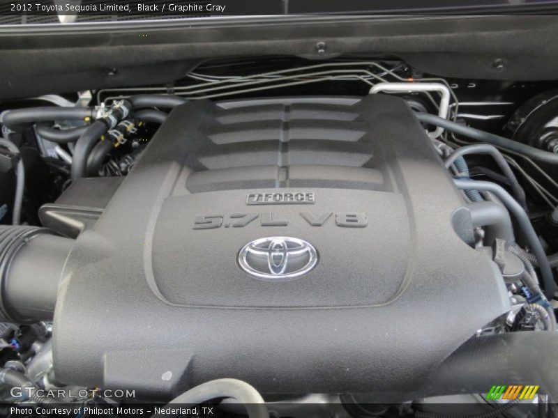 Black / Graphite Gray 2012 Toyota Sequoia Limited