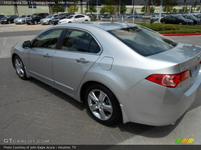 Silver Moon / Ebony 2012 Acura TSX Technology Sedan