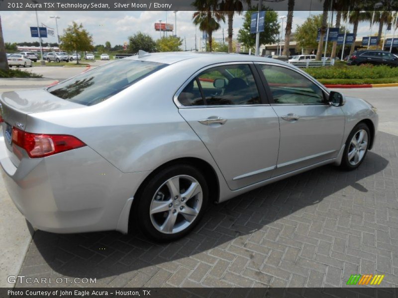 Silver Moon / Ebony 2012 Acura TSX Technology Sedan