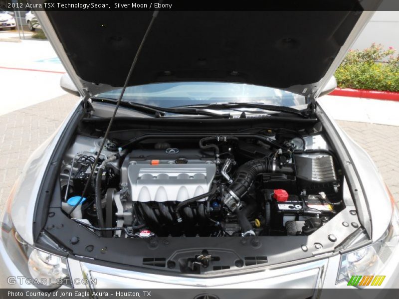 Silver Moon / Ebony 2012 Acura TSX Technology Sedan