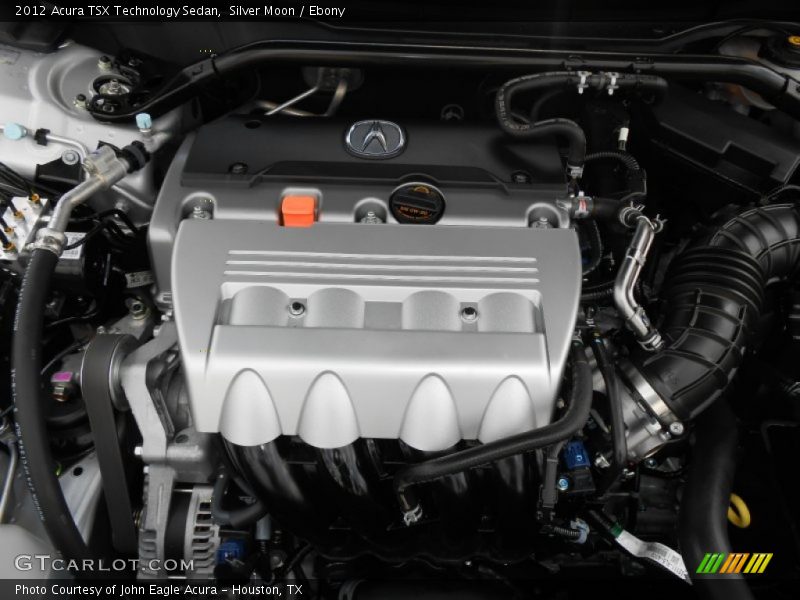 Silver Moon / Ebony 2012 Acura TSX Technology Sedan